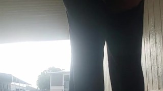 Public masterbation on my driveway caught as cars drive by 
