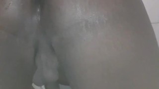 Black boy shakes big fat ass