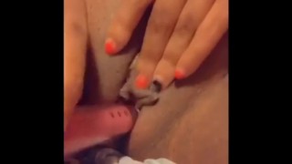 Playing with my little tight pussy 