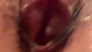 Creamy Swollen Pussy Clit POV