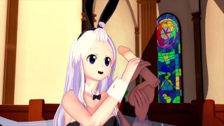 BUNNY GIRL FAIRY TAIL MIRAJANE STRAUSS 3D HENTAI