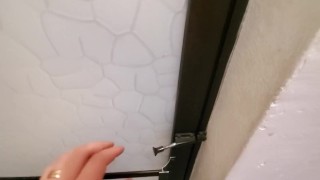 EB6: MILF Eliza Blue floods room with huge squirt & cums hard