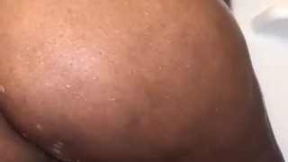 Almost nude twerk and tease 