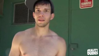 Reality Dudes - Two Dudes Start Fucking Each Other Outdoor After Talking