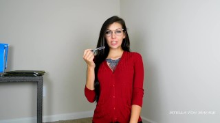 Teacher's JOI & Strip Test with Metronome - Jerk Off Instructions form Hot Teacher
