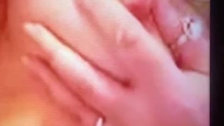 SENSUALLY CARESSING MAGNIFICENT NIPPLES ON AN AMAZING SET OF BREASTS!!!! 