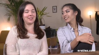 2 deutsche Mädchen, 2 Dildos, 1 unglaublicher Shoot