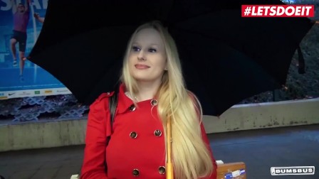 BumsBus - Angel Wicky Big Tits Czech Blonde hardcore Interracial Public Car Sex - LETSDOEIT