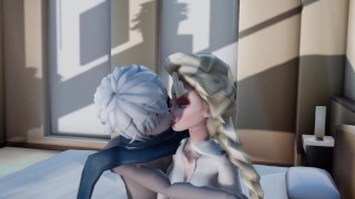 Elsa e Jack Frost - Cena Sexy