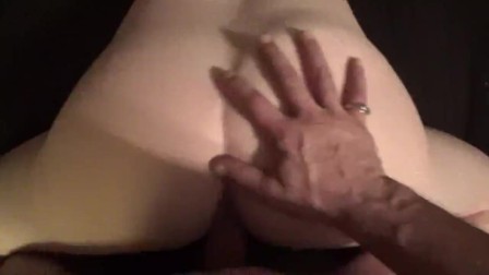 40 Year old MILF gets her pussy tore up for the third time today, she gets a load of cum on her face