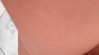 Experiments In the shower - with a Big Dildo