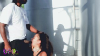 Asian Gives BBC A Pit Stop Blowjob ( Google JayLa Inc)