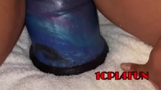 1st Time with Organo Toys “BRYNHILD” huge dildo