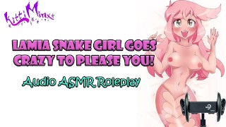 ASMR - Sexy Lamia Snake Girl Goes Crazy To Please You! Audio Roleplay