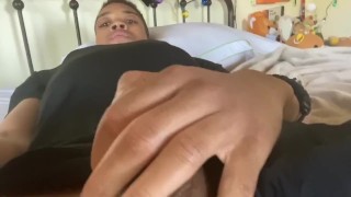 EBONY TRANS GODDESS FONDLES JUICY BALLS