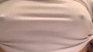 Playing Peekaboo with my Titties