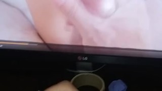 Cum throbbing cock. A lot of sperm in my thick cock; )