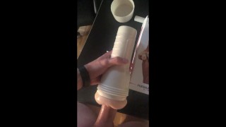 UNBOXING and FUCKING Riley Reid FLESHLIGHT [CLOSE UP] Cumshot!