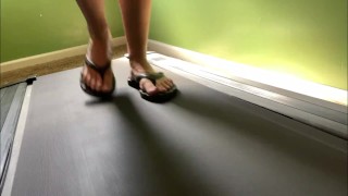 Flips Flops on the Treadmill (Multiple Speeds / Angles)