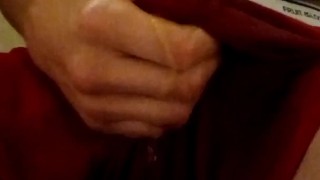 pissing and playing with myself 