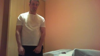 Fucking air jet watching porn and cumming