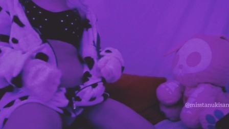 amateur asian teen Humping bunny plushie fuck until orgasm webcam girl uncensored