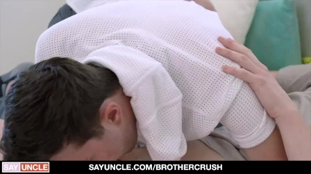 Brother Crush - Hot Stud anal Creampied By Stepbro