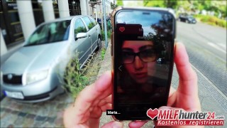 Deepthroat & hard pounding Mia Blow by the MILF Hunter! milfhunting24