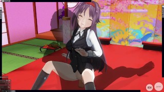 3D HENTAI Konno Yuuki loves cum in her pussy