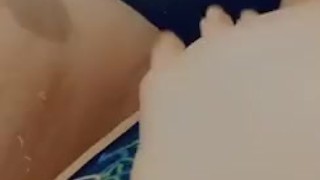 Teasing my fat pussy (no sound)
