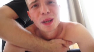 Straight Twink spanked and fucked