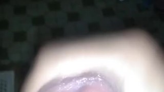 Teen Pinoy masturbating inside the CR while his parents are having a dinner