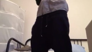 Horny Boy sagging pants and jerk off