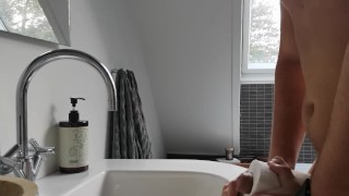 Being creative - huge load of cum