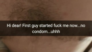 Hi dear! See I let myself be fucked bareback by a stranger [Cuckold. Snapchat]