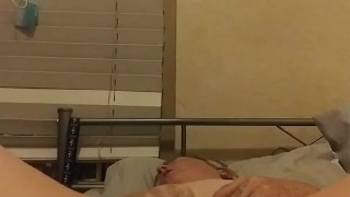 Cute big boobs Asian girl Oniaku playing with dildo in maid dress