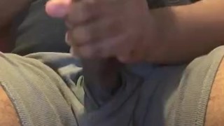 Jacking Off And Watching Porn In Front Of My Girlfriend 