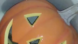 Piss in the pumpkin's mouth