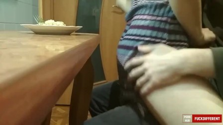 Fucking My Step Sister at Dinner while Parents Home: Family Strokes Plot #9