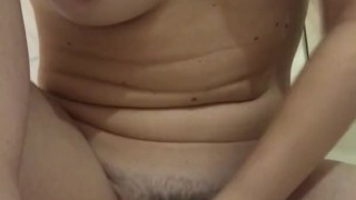 I am taking a shower