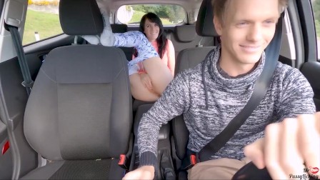 STOP THE CAR and EAT MY PUSSY!!! Licking and Pounding on the Back Seat - MrPussyLicking