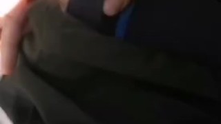 Teasing and playing with my boyfriends cock - hot wet precum