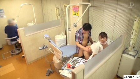Japanese dentist risky sex at work with Nao Kiritani