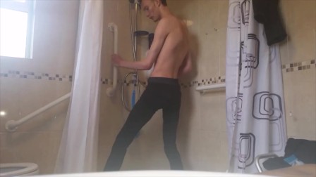 Hot Compilation of very skinny teen showing off his beautiful ribs and stroking his juicy cock