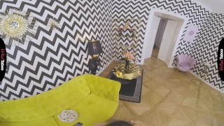VIRTUAL TABOO - Hot Brunette Enjoys Her Suck