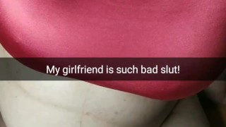 My cheating college girlfriend brought home a creampie from some stranger again [Cuckold. Snapchat]