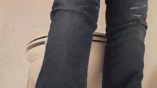 Getting naked for public piss 