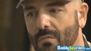 Inked daddy Rocco Steele doggystyle fucking handsome hunk