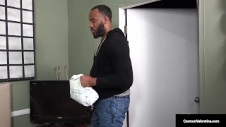 Slutty Snatch Stuffed Carmen Valentina Takes A Big Dicking!