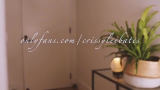 Sensual masturbation in lingerie teaser 